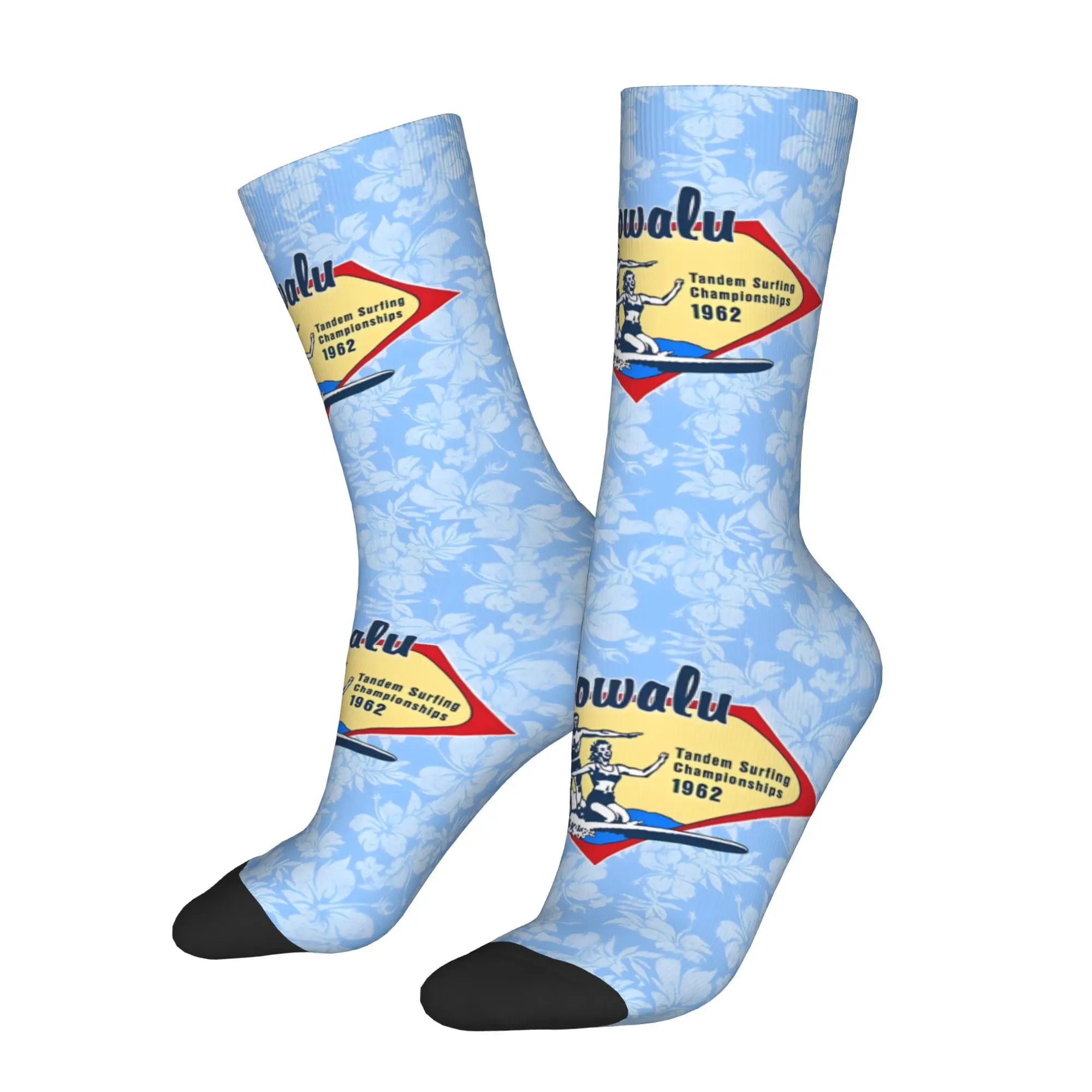 Мужские носки Happy Tandem Surfing Hawaiian Vintage Surf Ocean Blue, винтажные бесшовные носки в стиле Харадзюку, подарочный узор с принтом
Мужские носки Happy Tandem Surfing Hawaiian Vintage Surf Ocean Blue, винтажные бесшовные носки в стиле Харадзюку, подарочный узор с принтом
