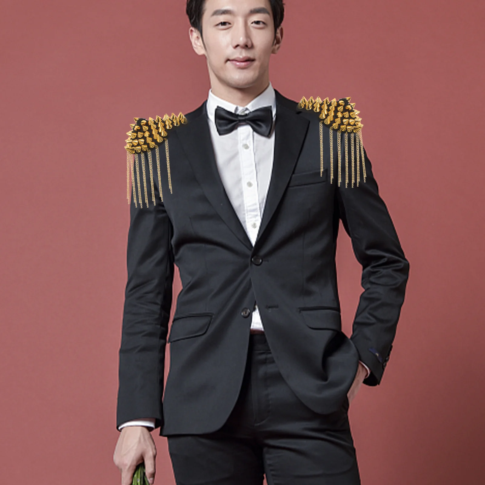 2Pcs Metal Tassel Shoulder Epaulettes Vintage Costume Accessories for Suits Uniforms Decorative DIY Shoulder Badge Epaulets
2Pcs Metal Tassel Shoulder Epaulettes Vintage Costume Accessories for Suits Uniforms Decorative DIY Shoulder Badge Epaulets