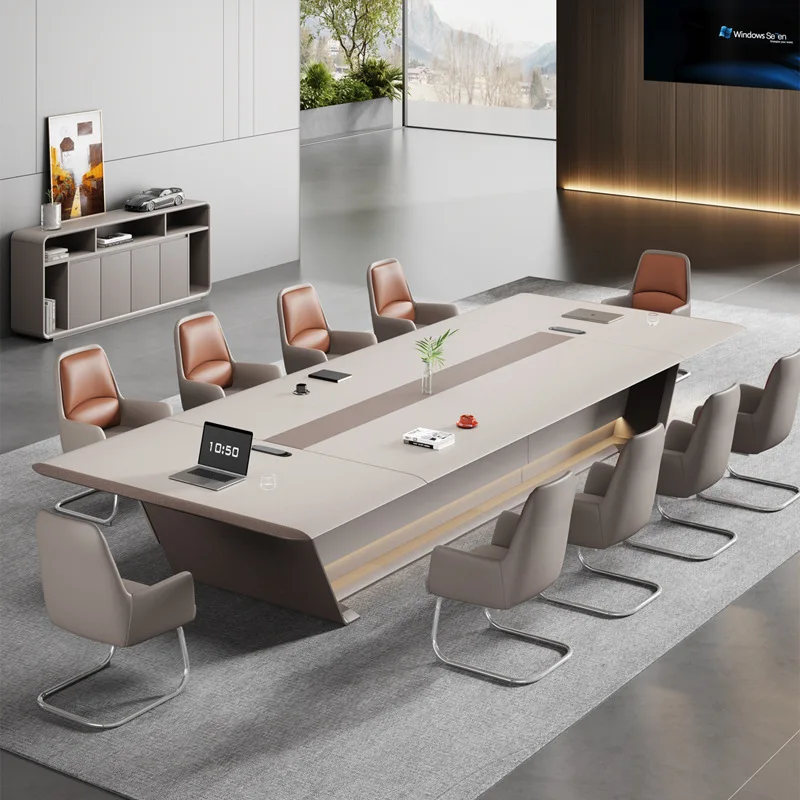 Large paint conference table, light luxury long table, simple and modern creative negotiation table, room desk
Large paint conference table, light luxury long table, simple and modern creative negotiation table, room desk