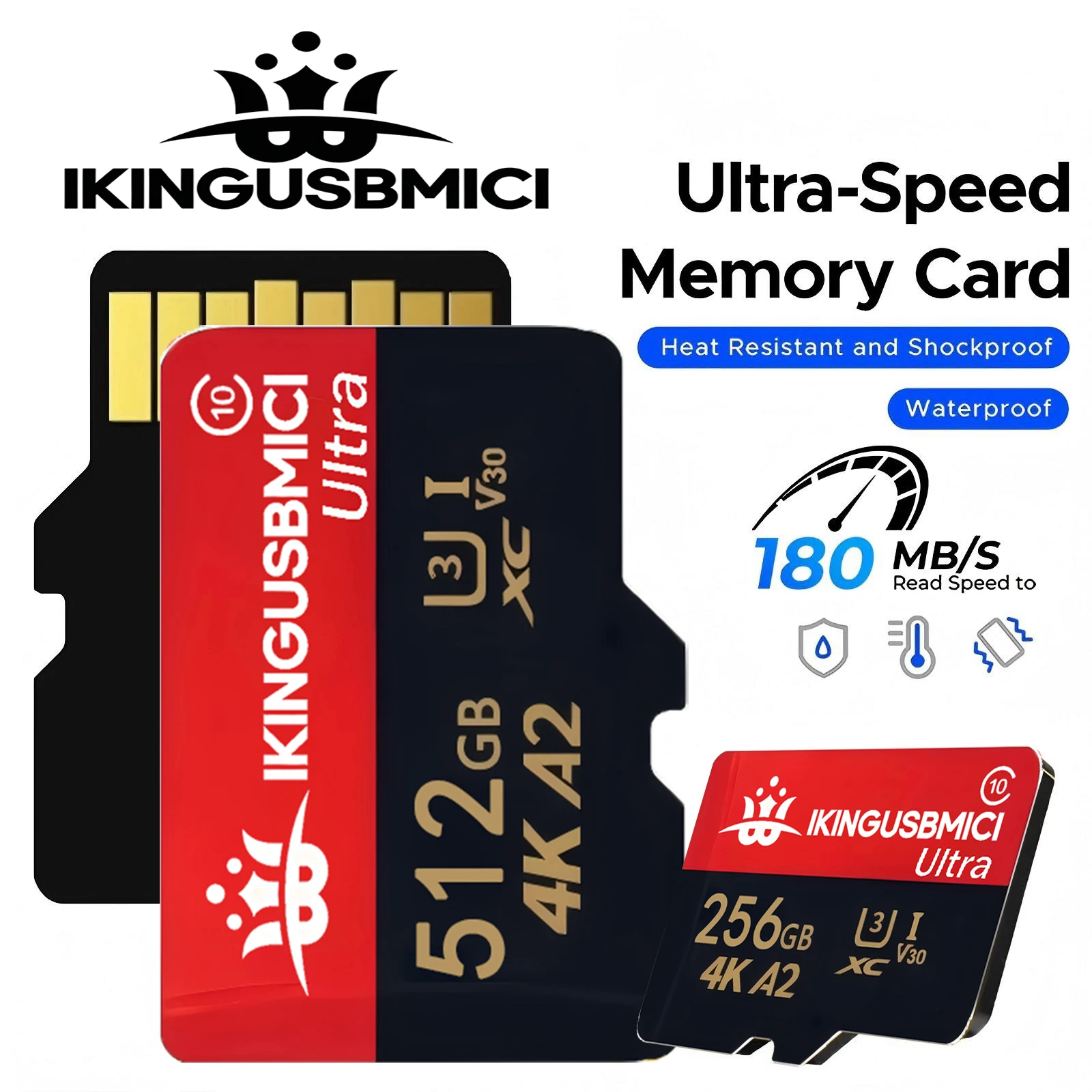 Speed Boost Memory Card SD Cards TF Cards Micro TF/SD Card 32GB 64GB 128GB Full HD 4K A2 V30 for Dash Cam Gaming Laptop
Speed Boost Memory Card SD Cards TF Cards Micro TF/SD Card 32GB 64GB 128GB Full HD 4K A2 V30 for Dash Cam Gaming Laptop