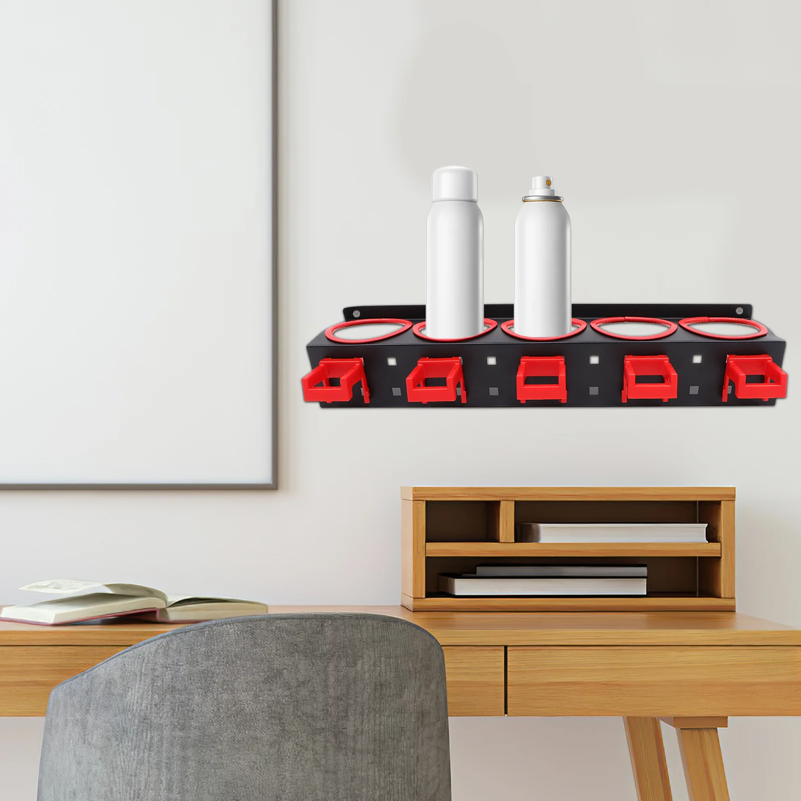Mist Spray Bottle Wall Rack for Organizer Storage Clean Can Holder Iron Garage Mount
Mist Spray Bottle Wall Rack for Organizer Storage Clean Can Holder Iron Garage Mount