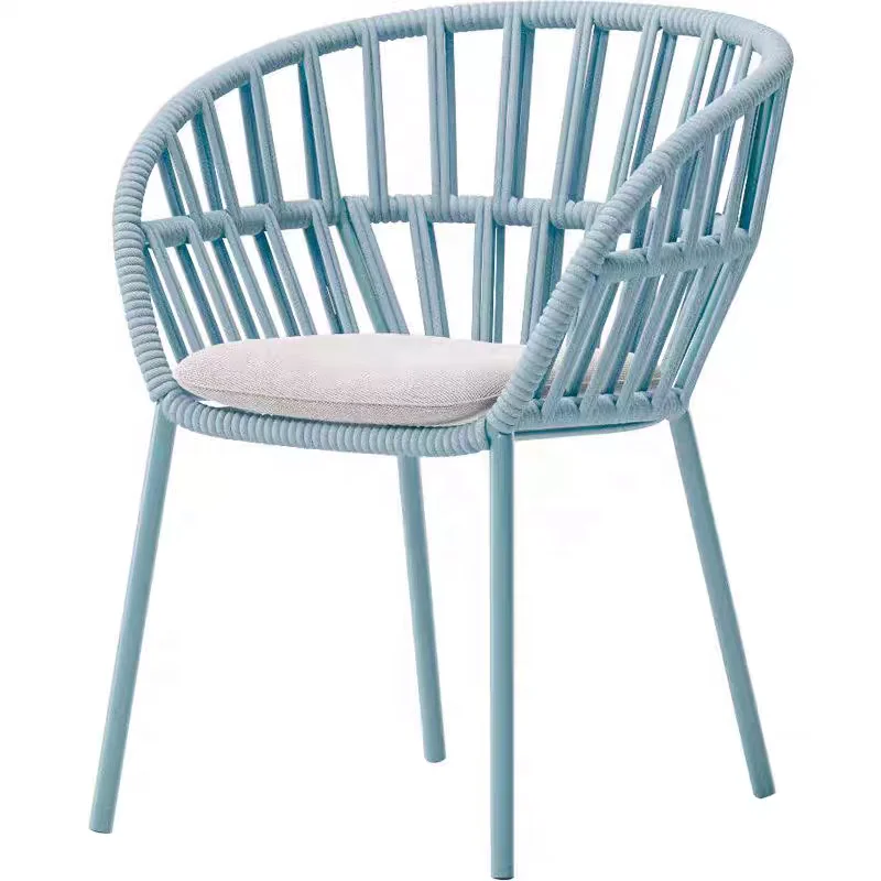 Modern Aluminum Rattan Wicker Rope Weave Patio Outdoor Garden Dining Chairs for Outdoor Furniture Use
Modern Aluminum Rattan Wicker Rope Weave Patio Outdoor Garden Dining Chairs for Outdoor Furniture Use