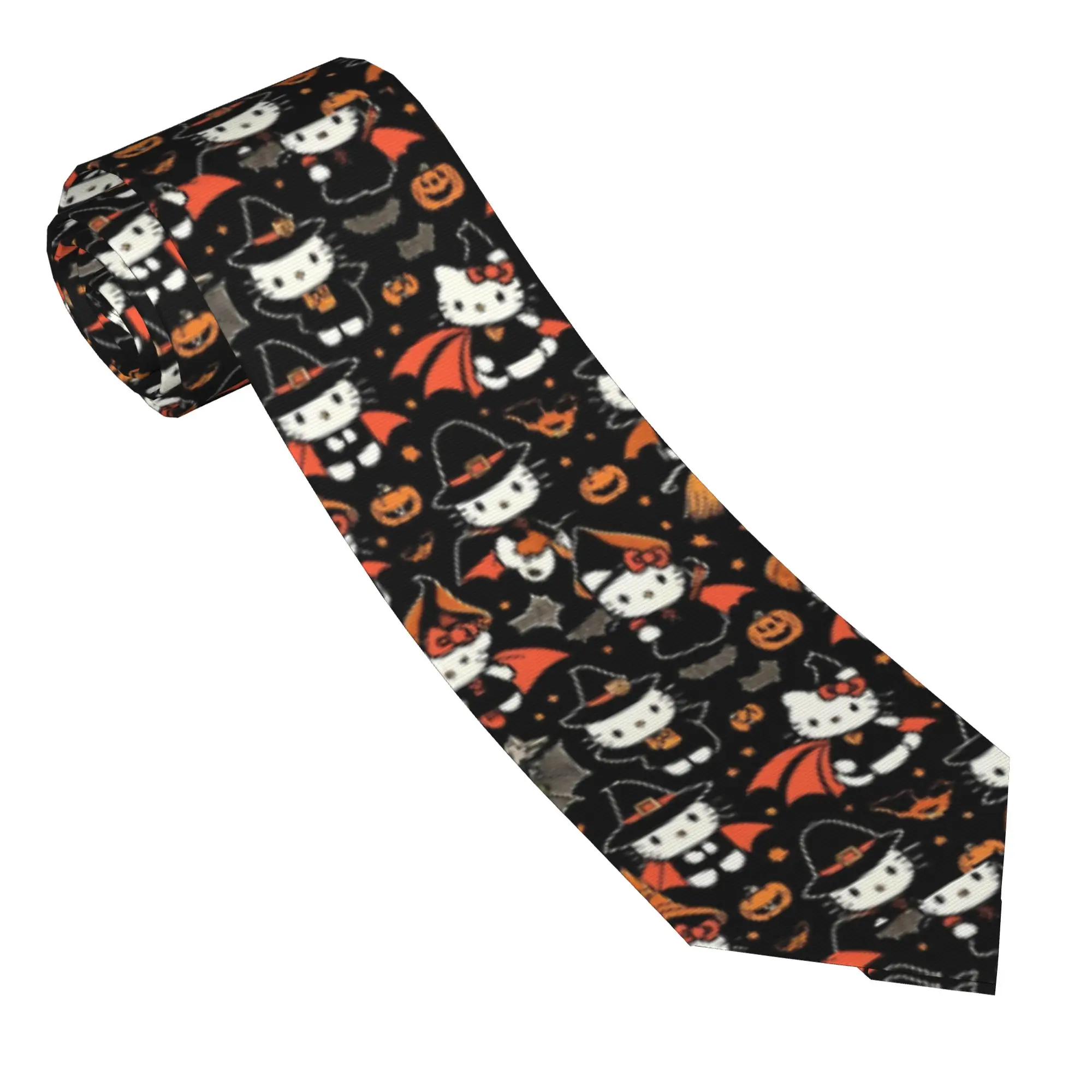 Hello Kitty Halloween Necktie Men Women 8 cm Narrow Neck Ties Bats Ghost for Mens Shirt Accessories Gravatas Wedding Office
Hello Kitty Halloween Necktie Men Women 8 cm Narrow Neck Ties Bats Ghost for Mens Shirt Accessories Gravatas Wedding Office