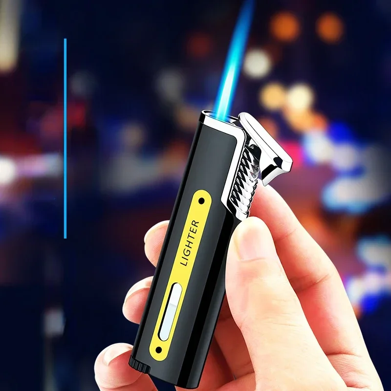 2024 New Portable Metal Lighter Direct Windproof Blue Flame Butane Gas Lighter Men's Gift Small Toy Cigarette Accessories
2024 New Portable Metal Lighter Direct Windproof Blue Flame Butane Gas Lighter Men's Gift Small Toy Cigarette Accessories