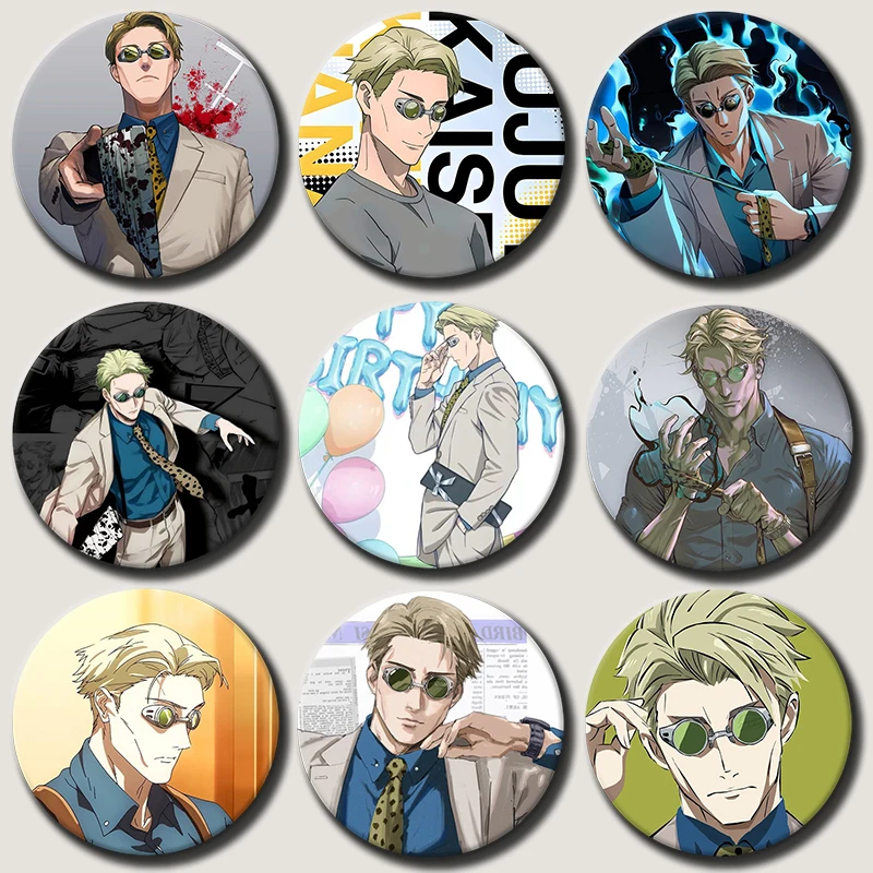 58mm Anime Character Kento Nanami Pins Tinplate Badge Cartoon Brooches for Backpack Hat Clothes Decoration Fans Collection Gifts
58mm Anime Character Kento Nanami Pins Tinplate Badge Cartoon Brooches for Backpack Hat Clothes Decoration Fans Collection Gifts