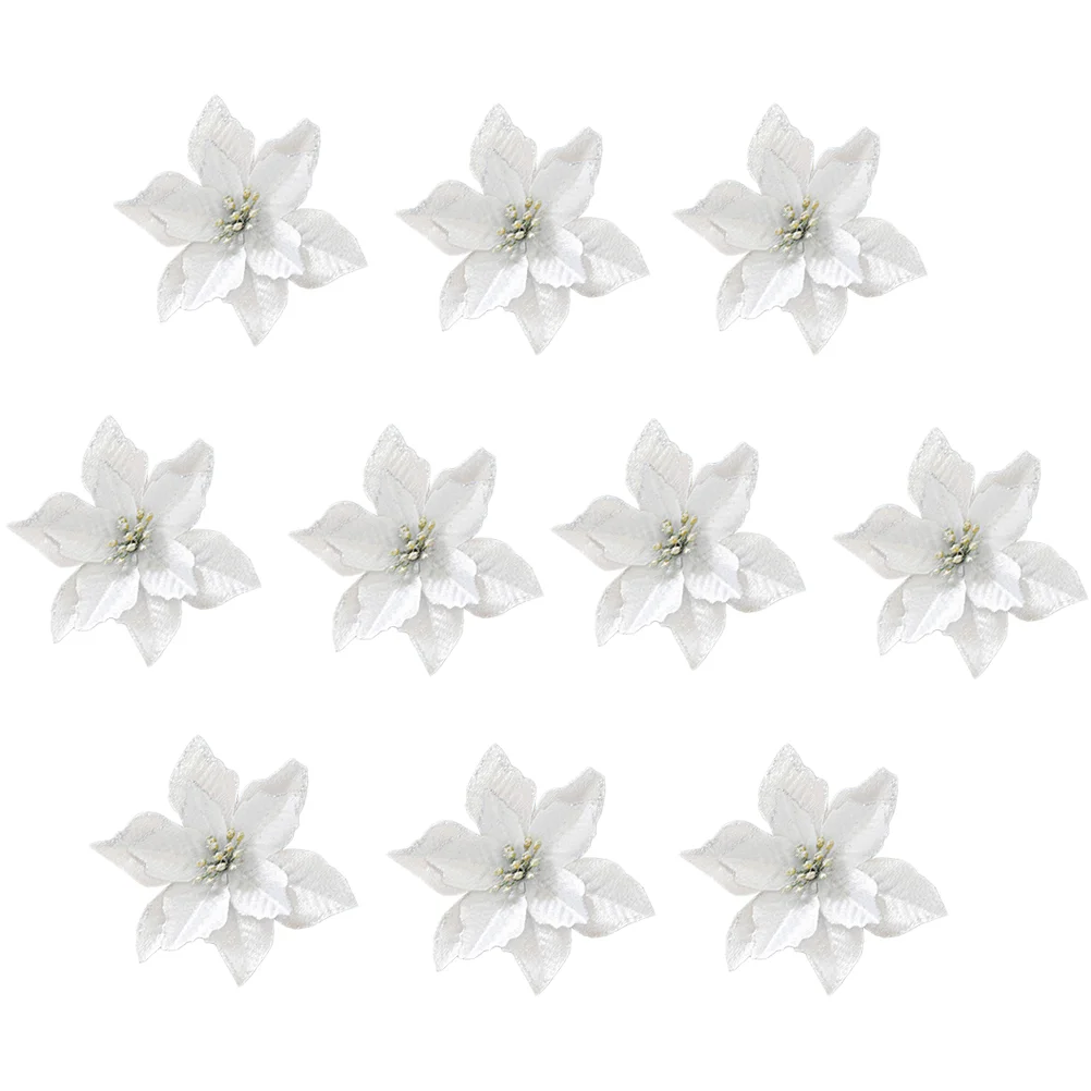 24 Pcs Decorative Flower Christmas Garland Gliter Artificial Flowers Nativity Ornaments Fake
24 Pcs Decorative Flower Christmas Garland Gliter Artificial Flowers Nativity Ornaments Fake