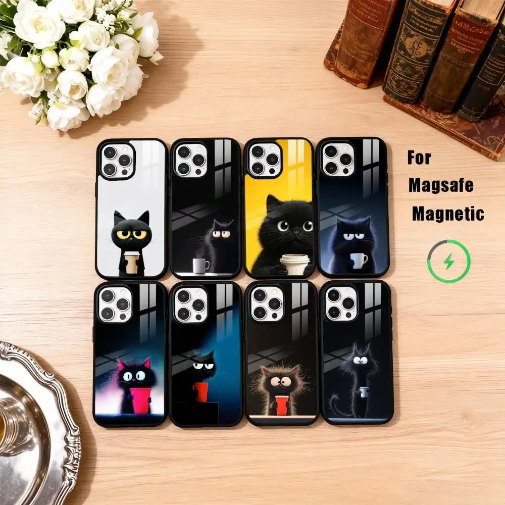 B-BlackS C-Coffee Cat Phone Case For iPhone17,16,15,14,13,12,11 Plus,Pro Max Magnetic For Magsafe Wireless Charging
B-BlackS C-Coffee Cat Phone Case For iPhone17,16,15,14,13,12,11 Plus,Pro Max Magnetic For Magsafe Wireless Charging