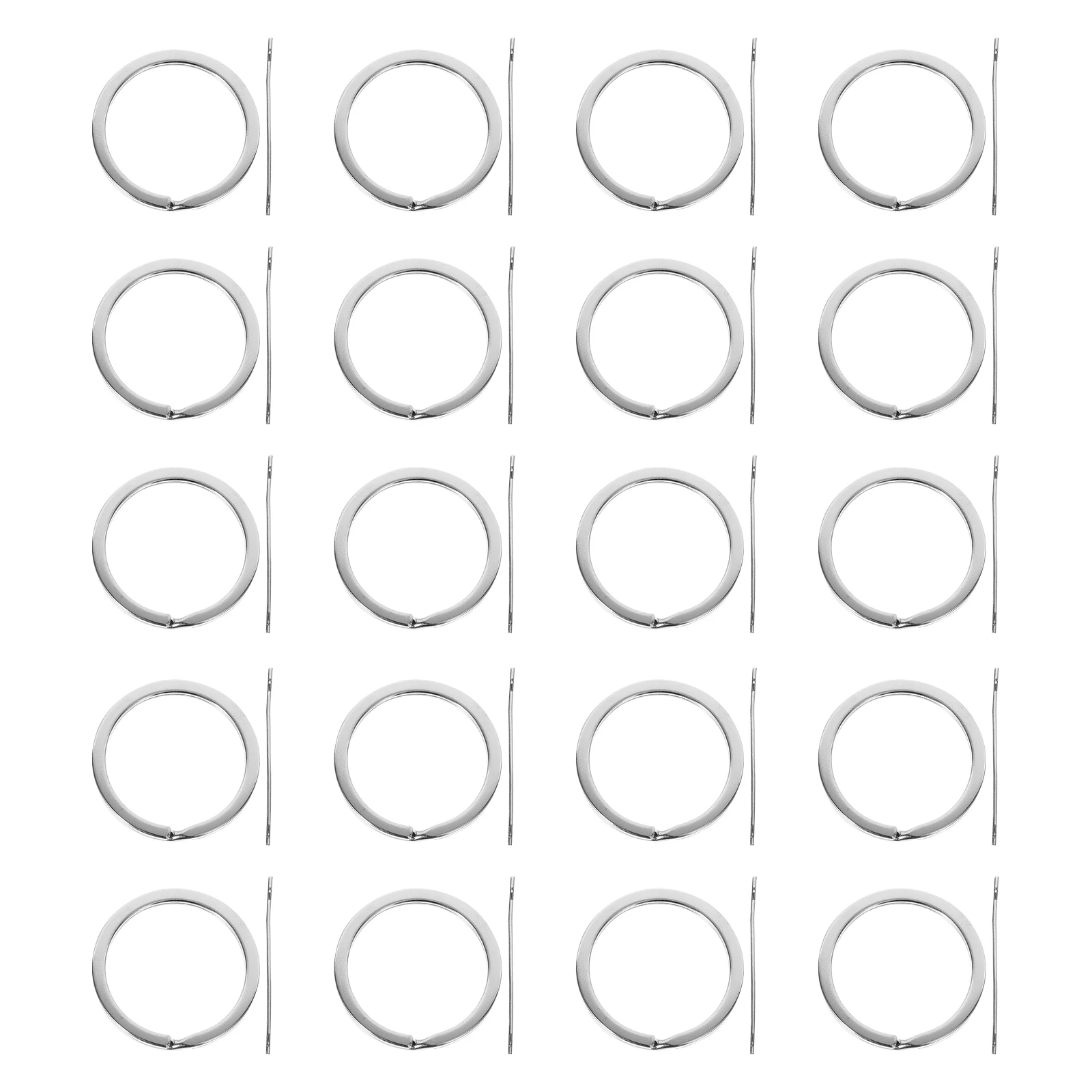 20pcs Metal Flat Split Keychain Diy Rings For Keychain Making Ring Attachments Heavy Duty Alloy Round Split Key Rings Diy Chain
20pcs Metal Flat Split Keychain Diy Rings For Keychain Making Ring Attachments Heavy Duty Alloy Round Split Key Rings Diy Chain