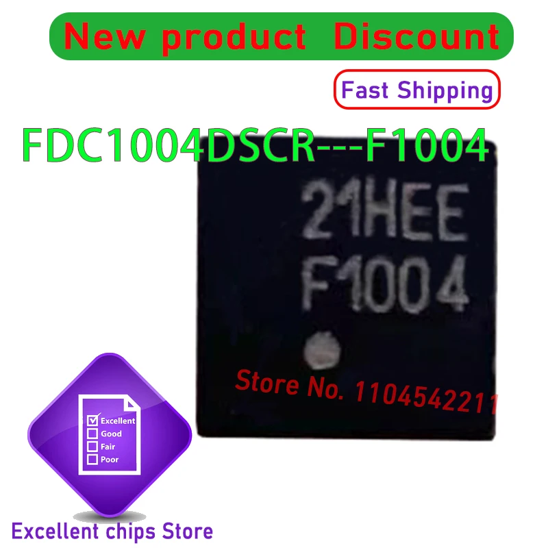 5 шт./лот FDC1004DGSR FDC1004DGST ZBNX 、FDC1004DSCR FDC1004DSCT F1004 、FDC1004DSCJ QFN новый оригинальный
5 шт./лот FDC1004DGSR FDC1004DGST ZBNX 、FDC1004DSCR FDC1004DSCT F1004 、FDC1004DSCJ QFN новый оригинальный