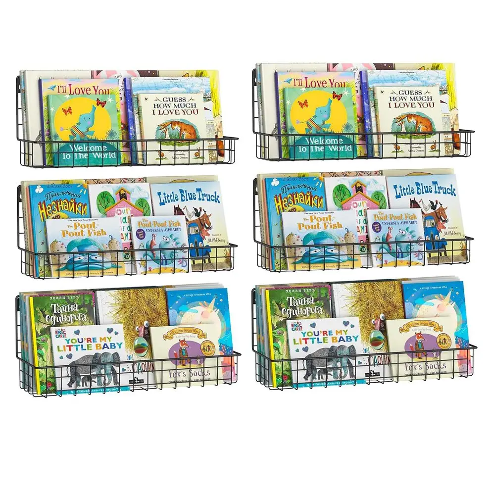 Floating Book Shelves for Wall Kids Bookshelf,Metal Hanging Wall Mounted Shelf for Nursery Toddler, Kids Room, Classroom,Set of
Floating Book Shelves for Wall Kids Bookshelf,Metal Hanging Wall Mounted Shelf for Nursery Toddler, Kids Room, Classroom,Set of