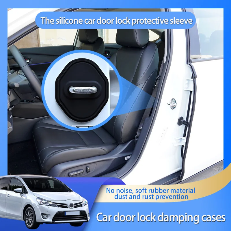 Car Accessories For Toyota Verso CHR Auris Yaris 86 Car Door Lock Cover Silica gel Car Styling Case Protective Stickers
Car Accessories For Toyota Verso CHR Auris Yaris 86 Car Door Lock Cover Silica gel Car Styling Case Protective Stickers