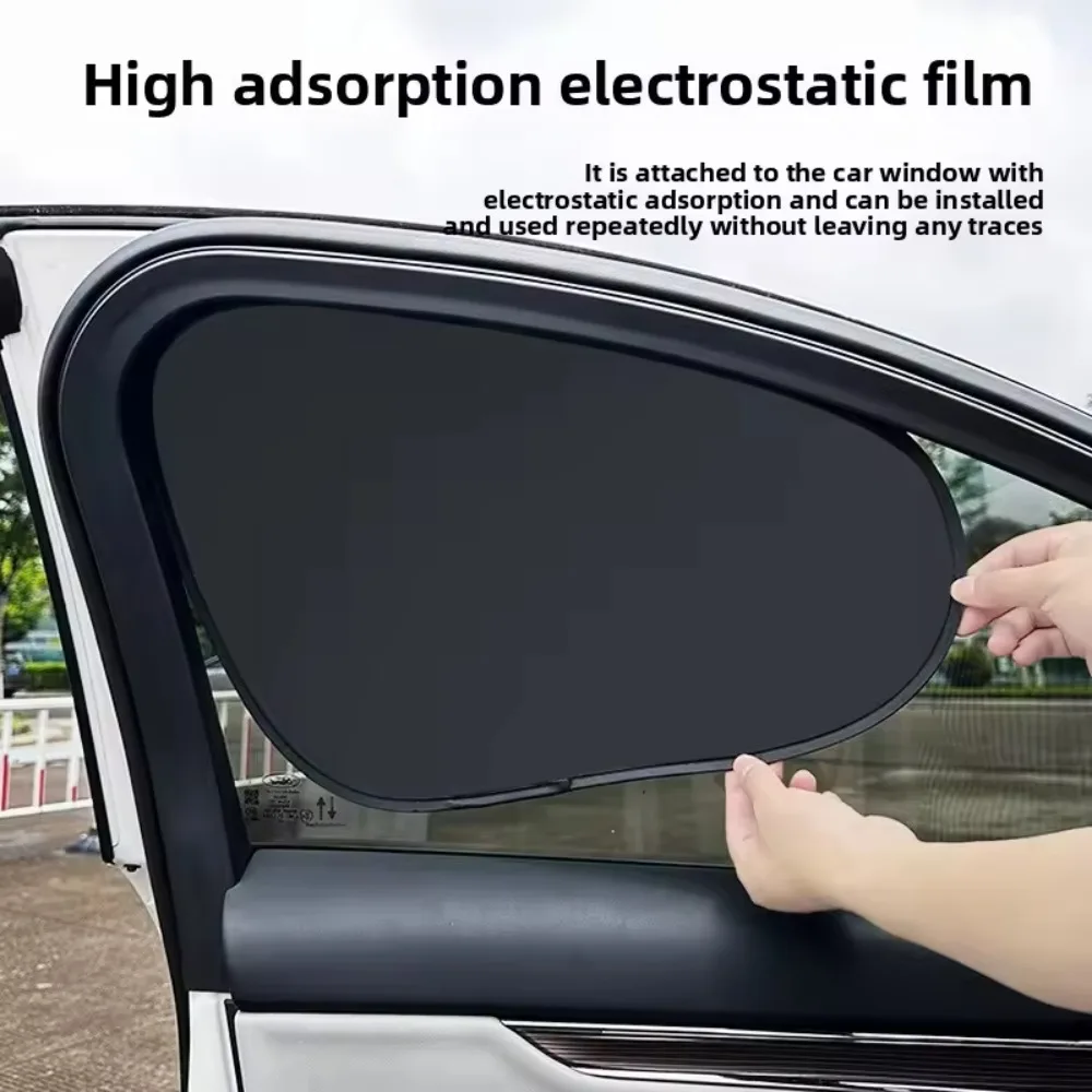 2pcs Electrostatic Car Side Window Sun Visor Curtain 2-Layer UV Block Anti-Glare Summer Auto Sunshade Protector
2pcs Electrostatic Car Side Window Sun Visor Curtain 2-Layer UV Block Anti-Glare Summer Auto Sunshade Protector