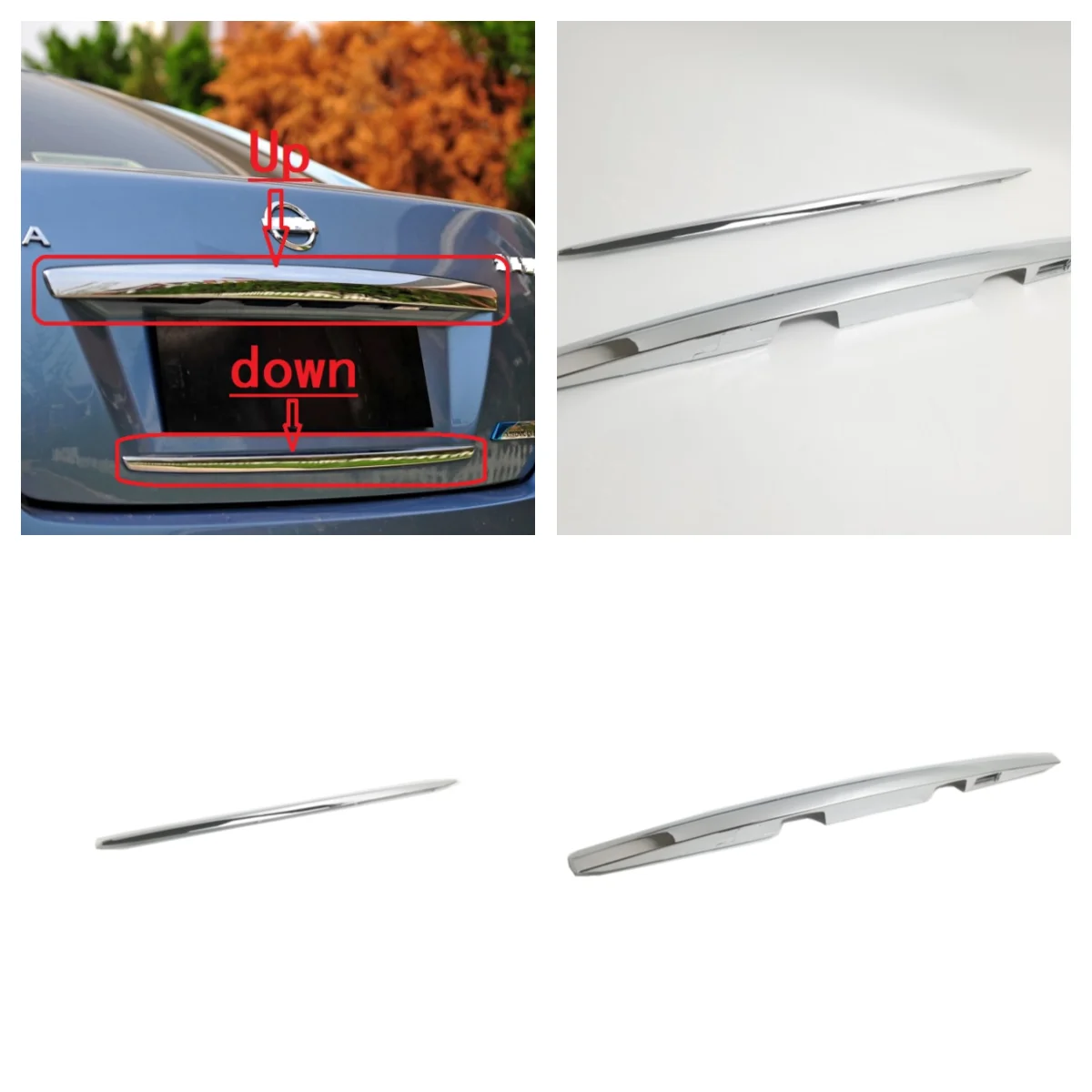 Applicable to 08-12 Nissan Teana trunk trim strip and trunk trim strip Bright strip
Applicable to 08-12 Nissan Teana trunk trim strip and trunk trim strip Bright strip