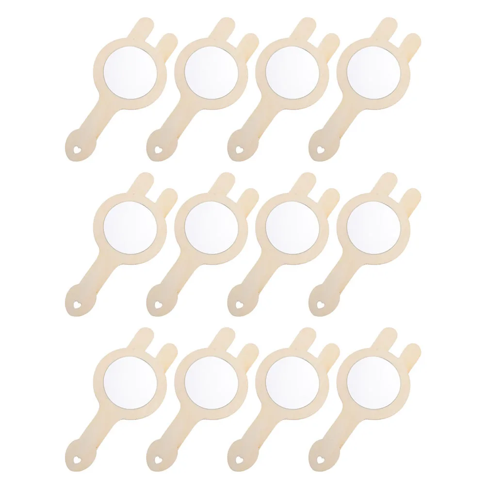 12Pcs DIY Handheld Mirrors Unfinished Wooden Mini Mirrors for Craft Painting Decorative Hand Mirror Gift Mirror
12Pcs DIY Handheld Mirrors Unfinished Wooden Mini Mirrors for Craft Painting Decorative Hand Mirror Gift Mirror