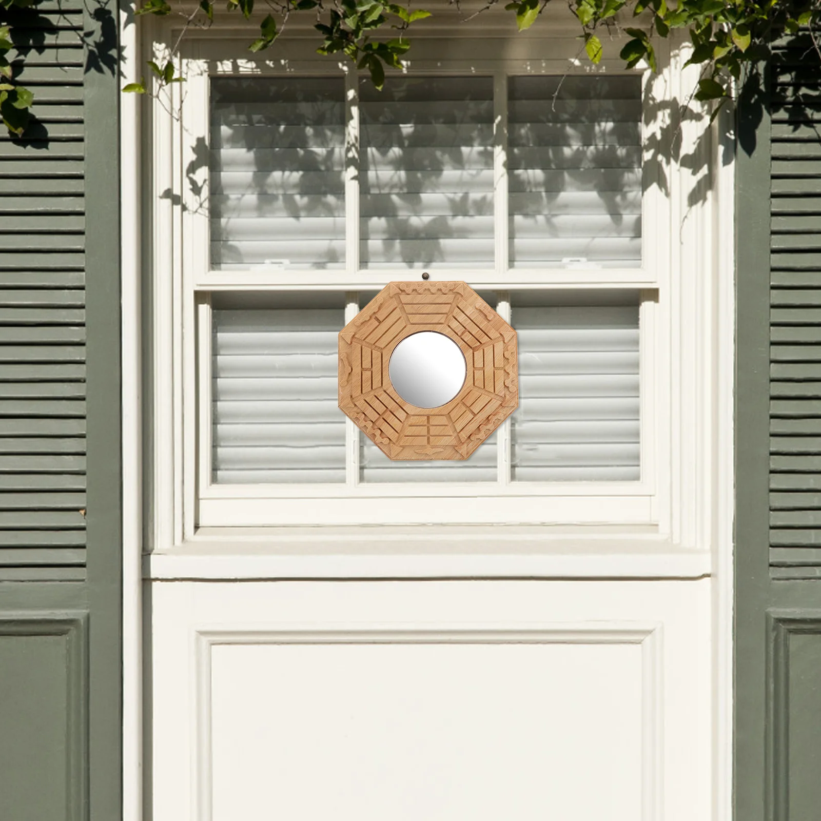 Traditional Wooden Bagua Mirror Feng Shui Convex Reflective Pendant Home Wall Decoration for Luck Protection and Good Fortune
Traditional Wooden Bagua Mirror Feng Shui Convex Reflective Pendant Home Wall Decoration for Luck Protection and Good Fortune