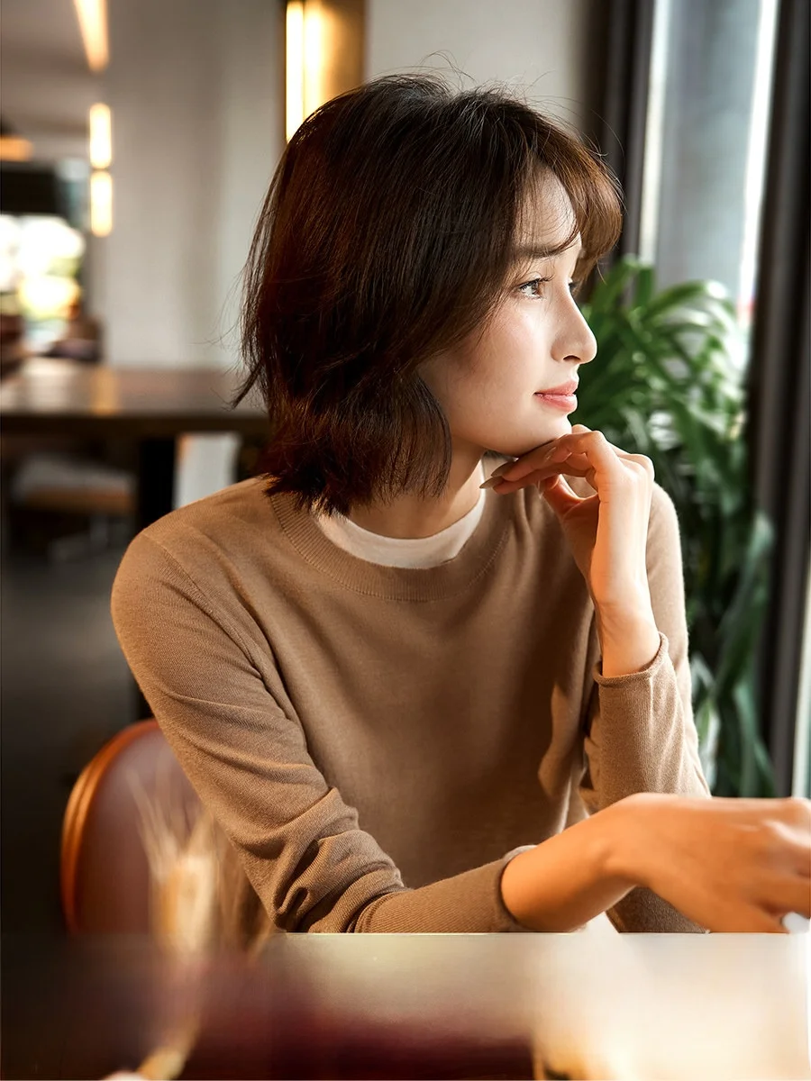 XiaoHanGe Knitted Sweater Color Blo round Ne Pullover Wool Blend Long Sve Spring Faion Workwear Slimming Effect
XiaoHanGe Knitted Sweater Color Blo round Ne Pullover Wool Blend Long Sve Spring Faion Workwear Slimming Effect