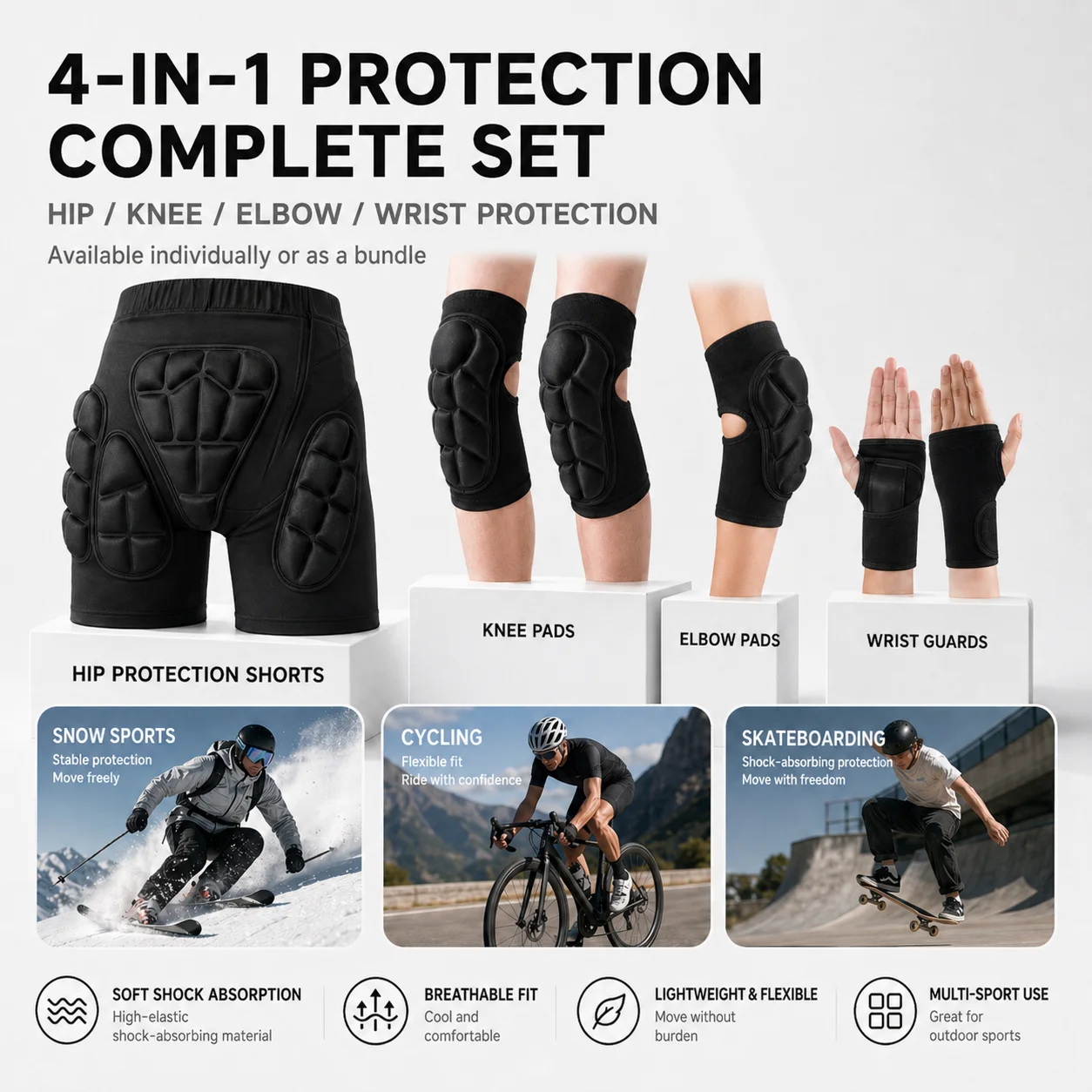 Ski Padded Chaps Underwear Fall Protection Butt Protection Roller Skating Gear Children Padded Knee Elbow Pads Adults
Ski Padded Chaps Underwear Fall Protection Butt Protection Roller Skating Gear Children Padded Knee Elbow Pads Adults