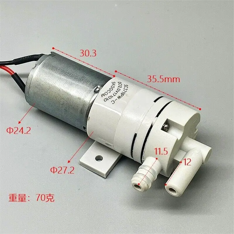 SKOOCOM SC3711PW-C Micro Water Pump DC 12V 370 Motor Diaphragm Self-priming Suction Drinking Water DispenserPump
SKOOCOM SC3711PW-C Micro Water Pump DC 12V 370 Motor Diaphragm Self-priming Suction Drinking Water DispenserPump