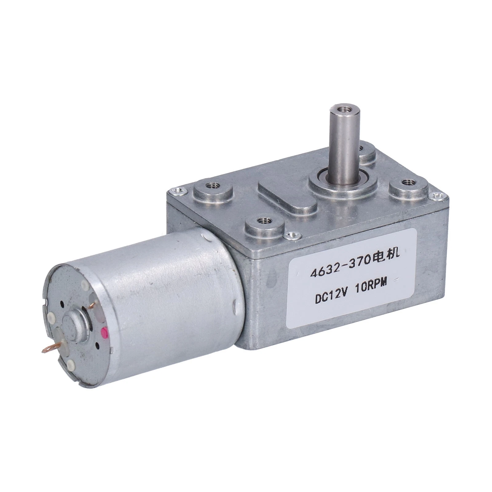 Turbo Worm Geared Motor SelfLocking Metal DC 12V 10rpm Accessory for DIY 4632370
Turbo Worm Geared Motor SelfLocking Metal DC 12V 10rpm Accessory for DIY 4632370