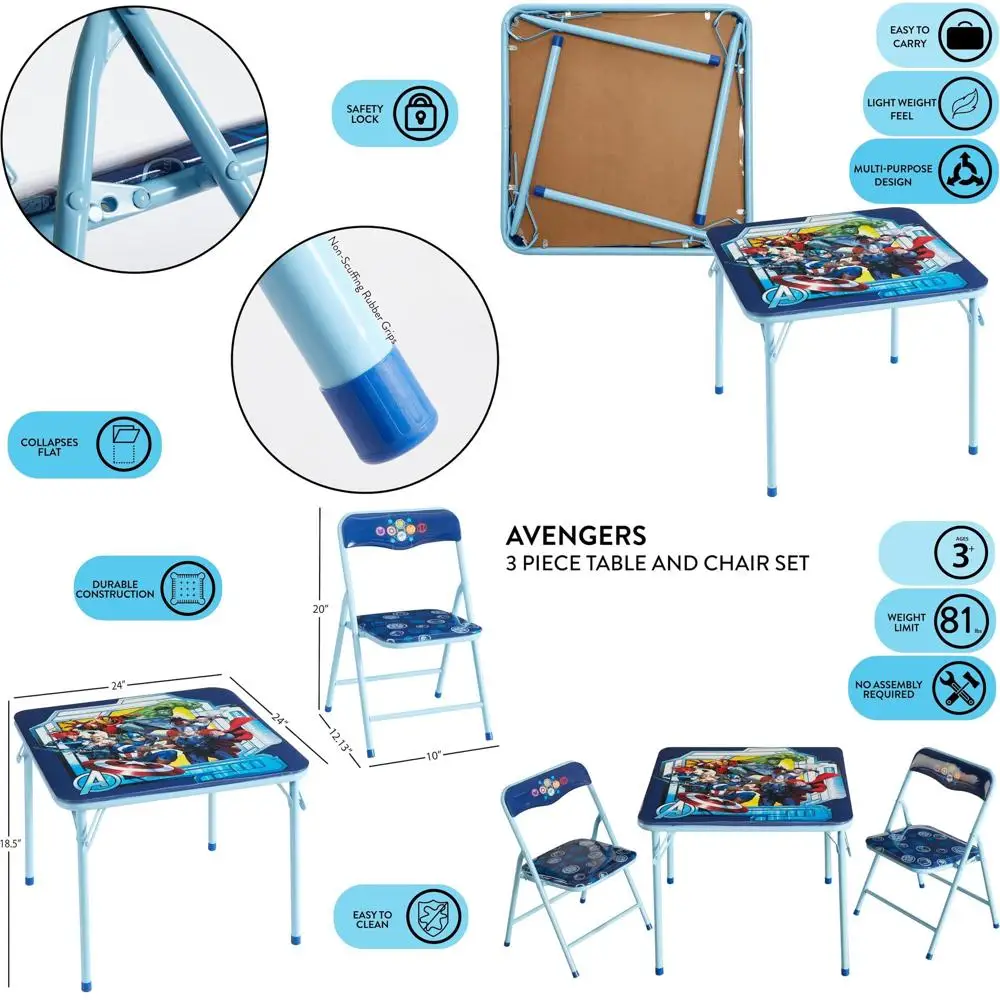 Набор: Стол для творчества «Супергерой» и 2 стульчика для детей, идеально подходит для игровых комнат и занятий творчеством, для детей от 3 лет
Набор: Стол для творчества «Супергерой» и 2 стульчика для детей, идеально подходит для игровых комнат и занятий творчеством, для детей от 3 лет