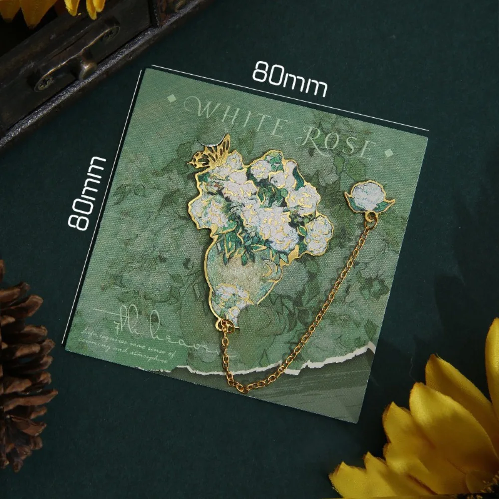 NEW Metal Flower Bouquet Bookmark Tassel Pendant Reading Stationery Pagination Mark Bookmark Gift
NEW Metal Flower Bouquet Bookmark Tassel Pendant Reading Stationery Pagination Mark Bookmark Gift