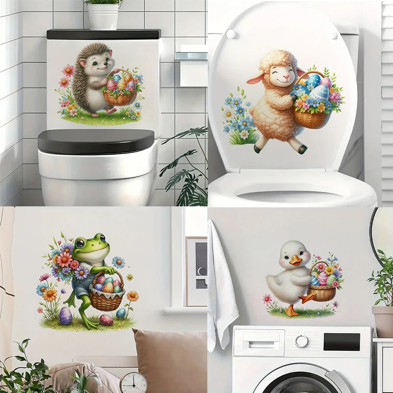 Happy Little Animals Toilet Stickers Decoration for Living Room, Wall, Bedroom, and Home Decor Car Decals Self-Adhesive
Happy Little Animals Toilet Stickers Decoration for Living Room, Wall, Bedroom, and Home Decor Car Decals Self-Adhesive