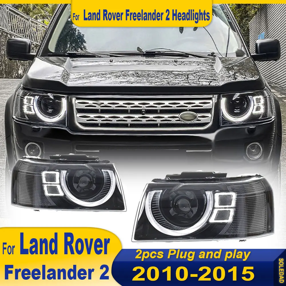 Фары для Land Rover Freelander 2 2010-2015, автомобильные светодиодные фары с задними фонарями, аксессуары, светодиодные передние и задние фонари в сборе
Фары для Land Rover Freelander 2 2010-2015, автомобильные светодиодные фары с задними фонарями, аксессуары, светодиодные передние и задние фонари в сборе