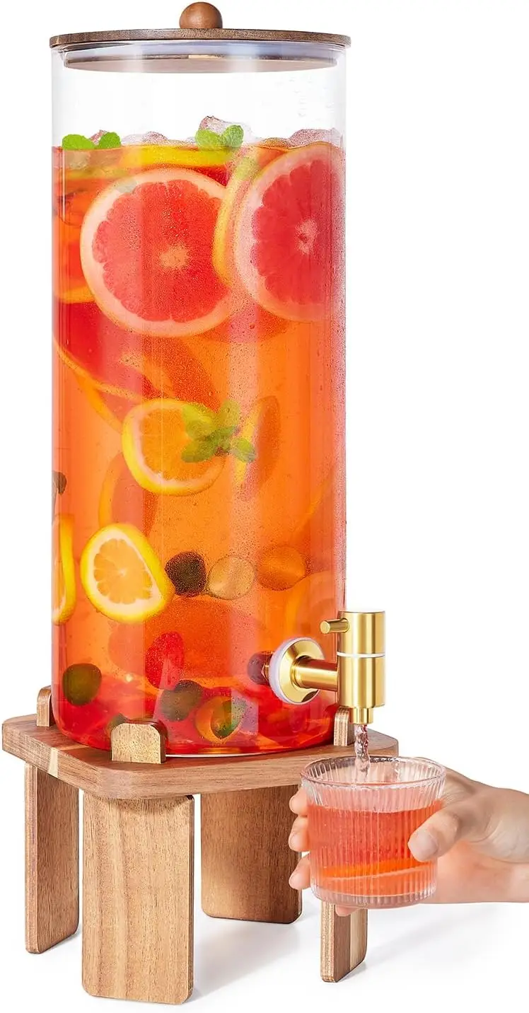 2 Gallon Large Drink Dispenser for Parties,Glass Beverage Dispenser with Stand,Glass Water Dispenser
2 Gallon Large Drink Dispenser for Parties,Glass Beverage Dispenser with Stand,Glass Water Dispenser