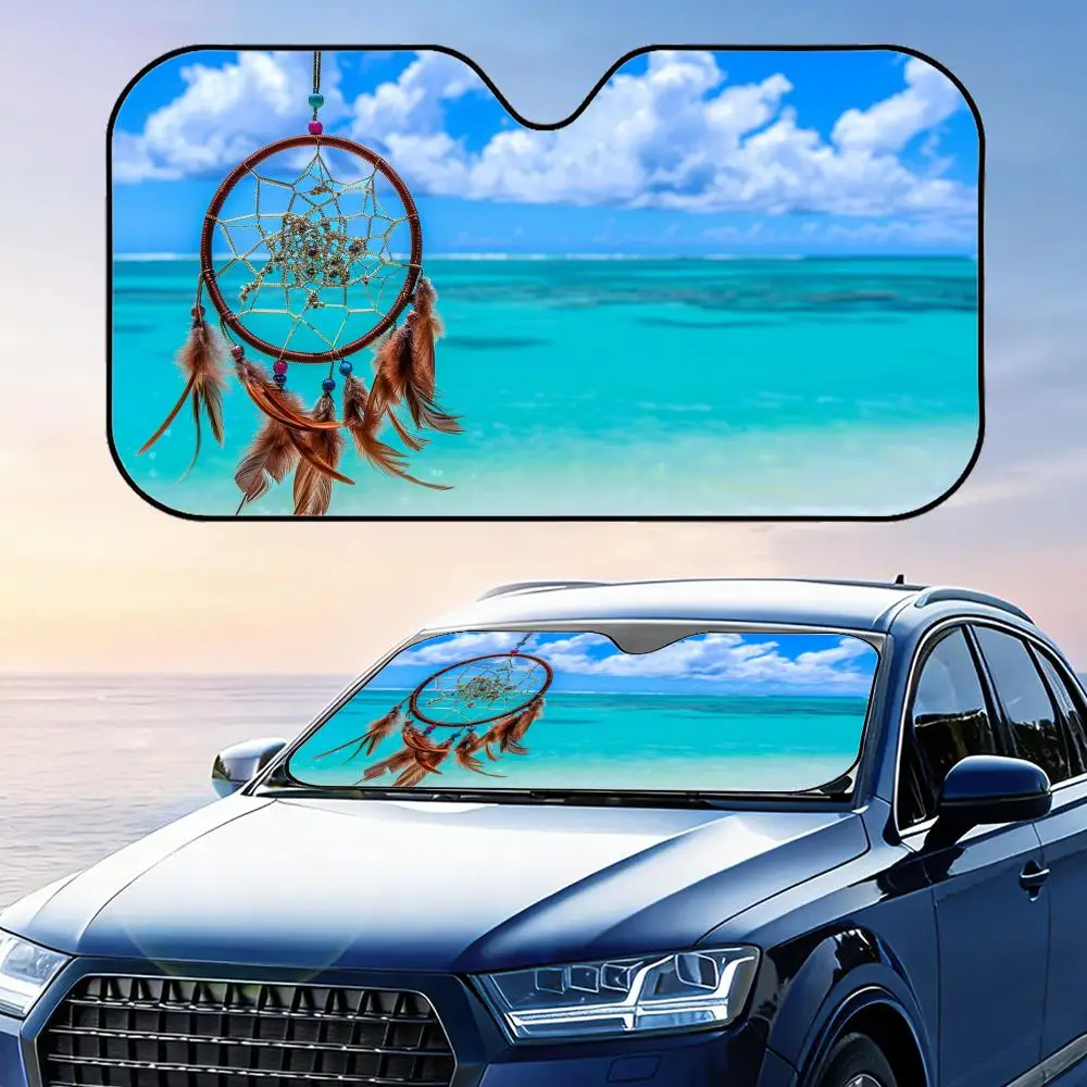 Ocean Wish Dreamcatcher Sun Visor Foldable Universal Car Windshield Sun Shade UV Protection Heat Insulation Foldable Cover
Ocean Wish Dreamcatcher Sun Visor Foldable Universal Car Windshield Sun Shade UV Protection Heat Insulation Foldable Cover