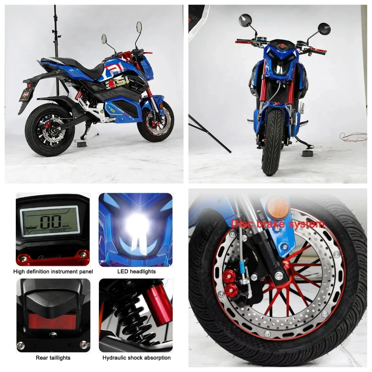 STLF мотоцикл новейшая новая энергетическая литиевая батарея высокая скорость 1500 Вт 60 В мощный гоночный электрический мотоцикл для взрослых электрический D
STLF мотоцикл новейшая новая энергетическая литиевая батарея высокая скорость 1500 Вт 60 В мощный гоночный электрический мотоцикл для взрослых электрический D