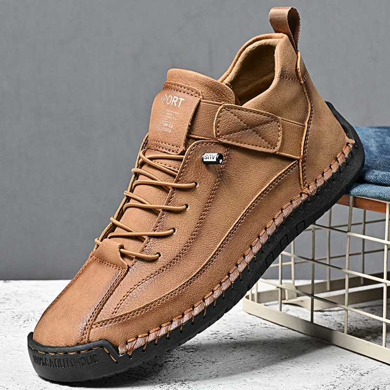 YUYIN New 2026 Handmade Leather Casual Men Shoes Design Sneakers Man Breathable Leather Shoes Men Ankle Boots Outdoor zapatos
YUYIN New 2026 Handmade Leather Casual Men Shoes Design Sneakers Man Breathable Leather Shoes Men Ankle Boots Outdoor zapatos