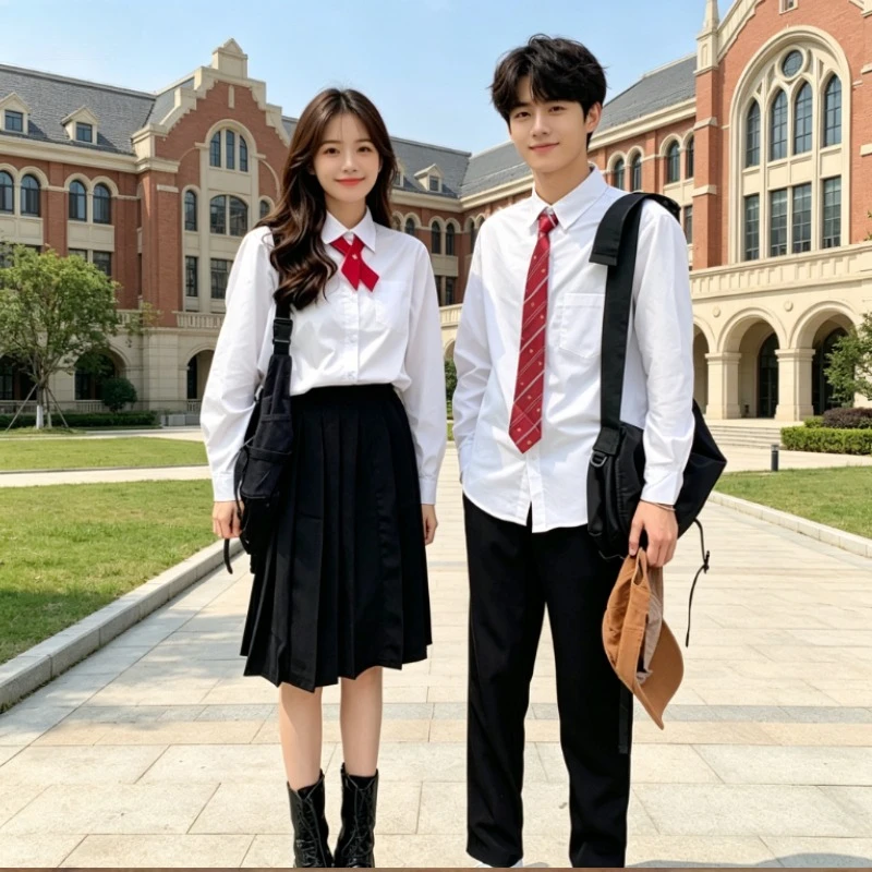 Japanese JK Uniform Set,Black Pleated Skirt College Style Outfit Perfect for Graduation Season,School Games & Daily Student Wear
Japanese JK Uniform Set,Black Pleated Skirt College Style Outfit Perfect for Graduation Season,School Games & Daily Student Wear