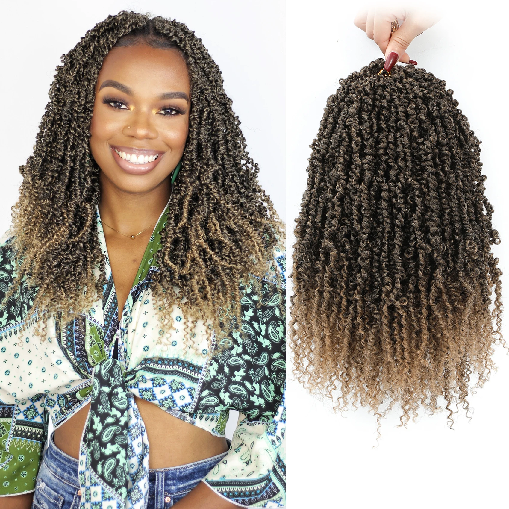Karida Yanky Twist Вязание крючком Косы 12 дюймов Предварительно скрученные Passion Twist Вязание крючком Волосы Spring Twist Синтетические плетения Наращивание волос
Karida Yanky Twist Вязание крючком Косы 12 дюймов Предварительно скрученные Passion Twist Вязание крючком Волосы Spring Twist Синтетические плетения Наращивание волос
