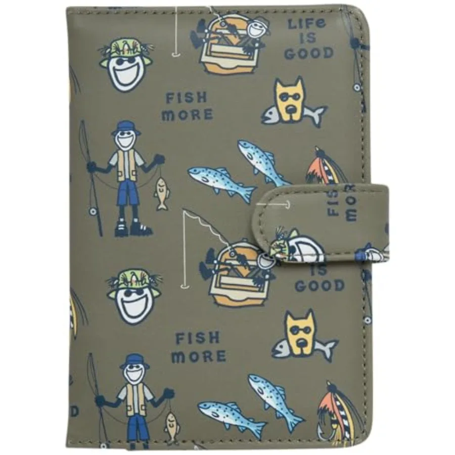 Travel Passport Cover - Anti-Theft Passport Holder Wallet with Interior Card Slots with Magnetic Snap Closure, Gone Fishing
Travel Passport Cover - Anti-Theft Passport Holder Wallet with Interior Card Slots with Magnetic Snap Closure, Gone Fishing
