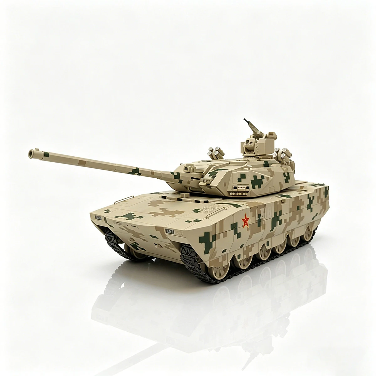 1:28 Scale Diecast Alloy Chinese ZTZ-100 Main Battle Tank Model Militarized Combat Track Type Classic Souvenir Toy Static Displa
1:28 Scale Diecast Alloy Chinese ZTZ-100 Main Battle Tank Model Militarized Combat Track Type Classic Souvenir Toy Static Displa