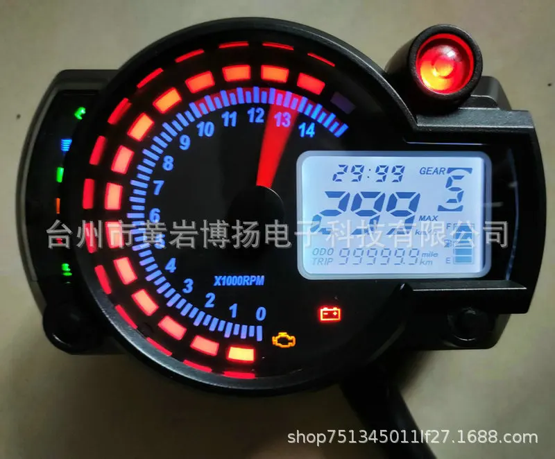 Waterproof LCD Digital Odometer Speedometer for 182 Motorcycle Modified Wholesale
Waterproof LCD Digital Odometer Speedometer for 182 Motorcycle Modified Wholesale