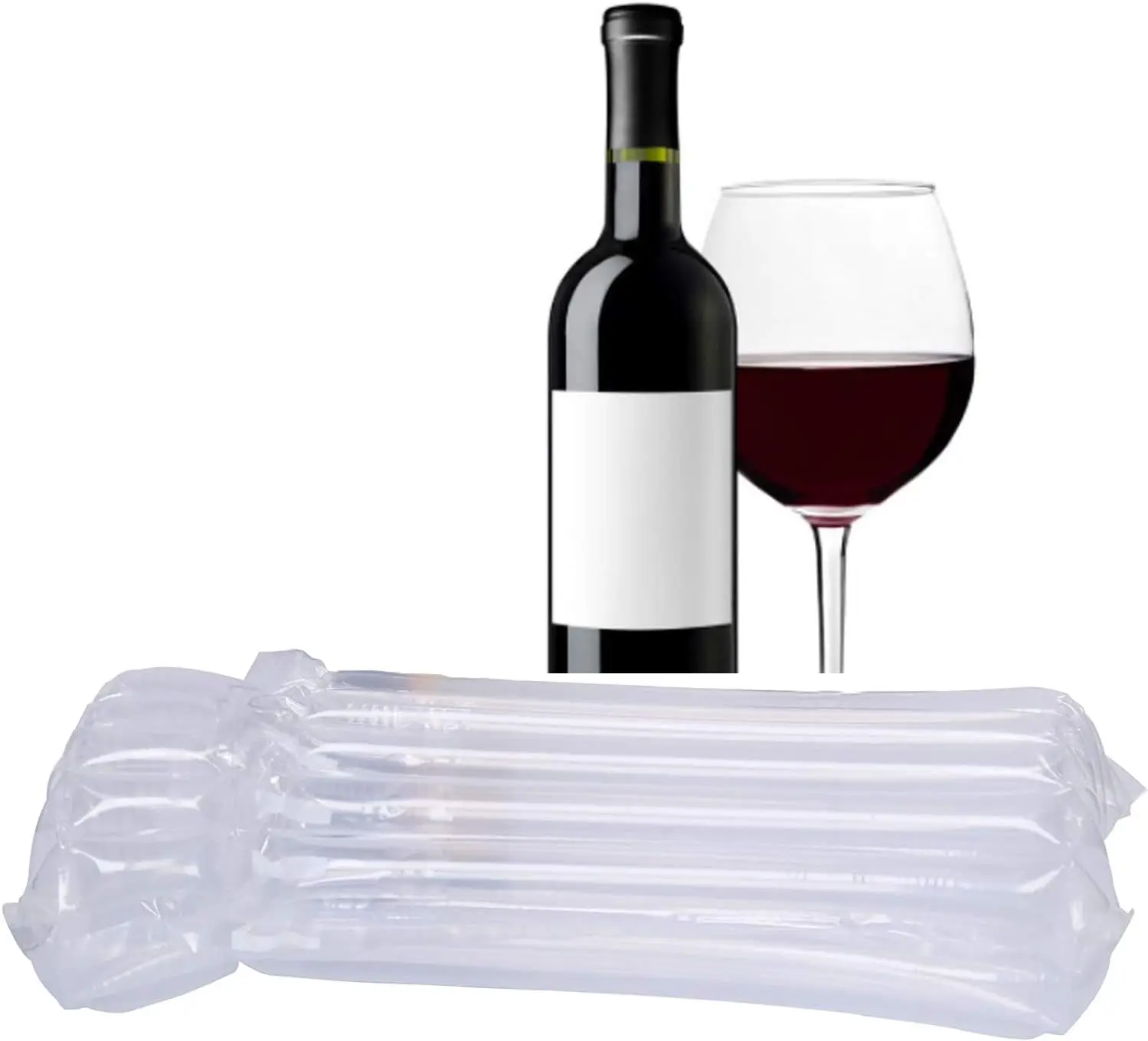 Wine Bottle Protector Bags 20 Pack Bubble Cushion Wrap for Travel and Shipping with Reusable Pump
Wine Bottle Protector Bags 20 Pack Bubble Cushion Wrap for Travel and Shipping with Reusable Pump