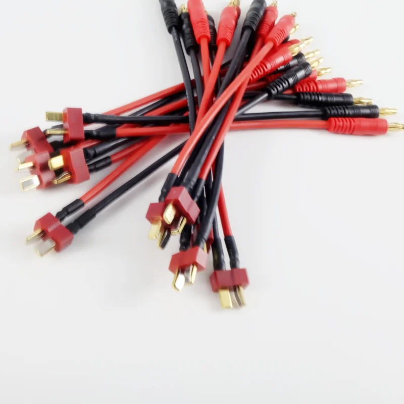 3/6PCS 15CM T Plug Charge Lead to 4.0mm Banana Plugs Charge Cable Silicone Wire 14AWG For Lipo Battery
3/6PCS 15CM T Plug Charge Lead to 4.0mm Banana Plugs Charge Cable Silicone Wire 14AWG For Lipo Battery