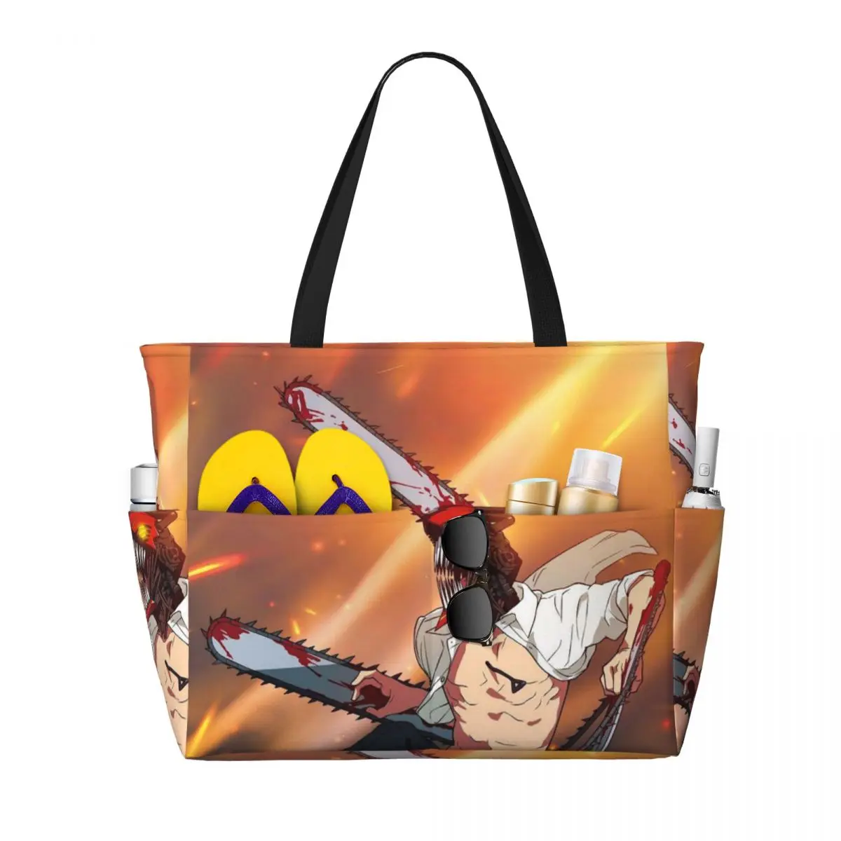 Shark And Denji Chainsaw Man Anime Beach Tote Bag Sport Gym Yoga Duffle Large Tote Bag Women Travel Bag Fitness bag
Shark And Denji Chainsaw Man Anime Beach Tote Bag Sport Gym Yoga Duffle Large Tote Bag Women Travel Bag Fitness bag
