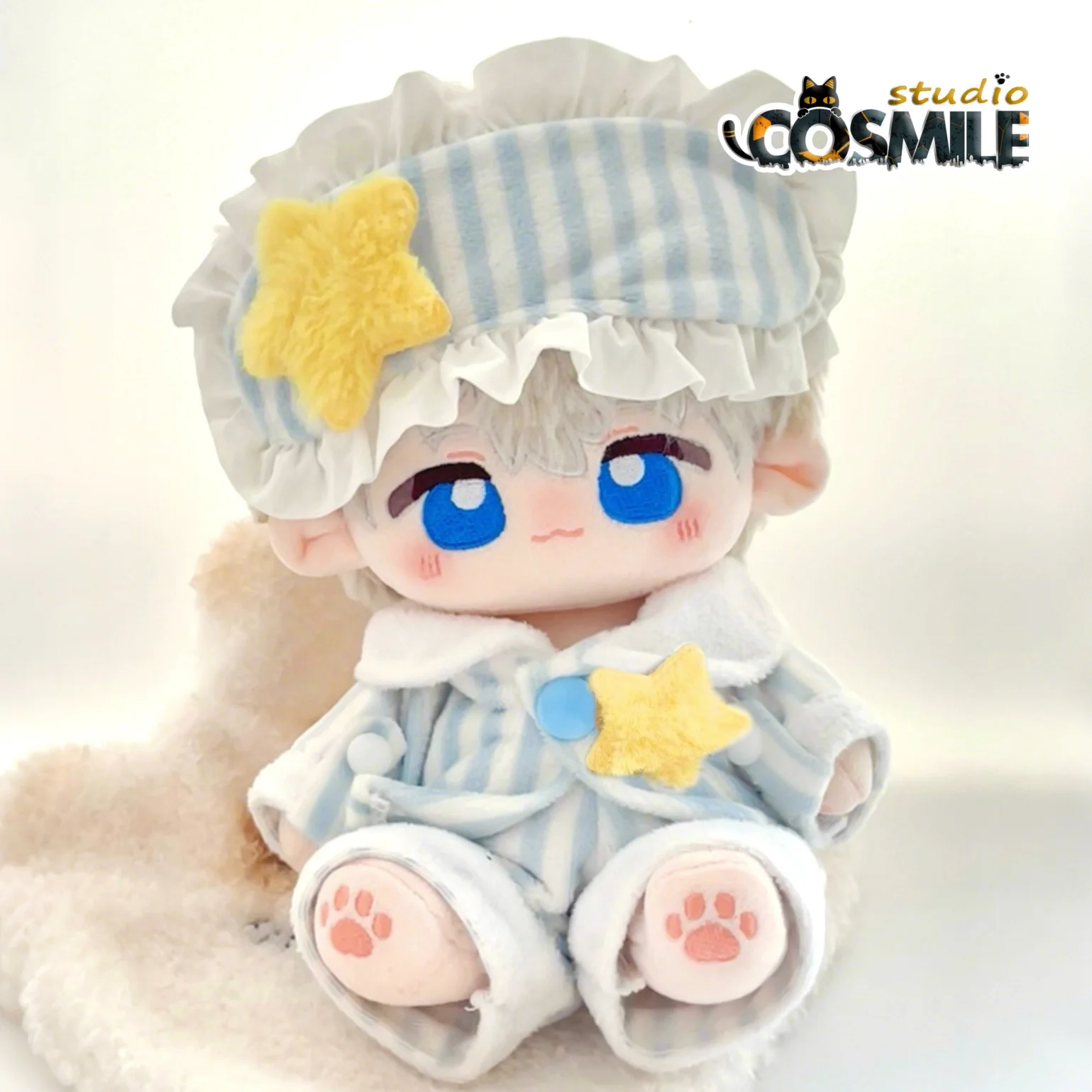 Без атрибутов, милые пижамы со звездами в полоску для сна, Idol Xavier Love and Deepspace, плюшевые аксессуары для кукол 20 см, одежда для кукол DQR
Без атрибутов, милые пижамы со звездами в полоску для сна, Idol Xavier Love and Deepspace, плюшевые аксессуары для кукол 20 см, одежда для кукол DQR