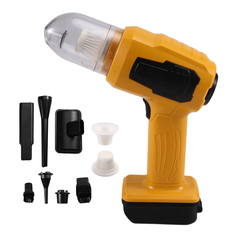 Handheld Car Vacuum Cleaner 10Kpa Cordless Dust Collect Machine Andair Blower Power Tool Fordewalt 18V 20V Battery
Handheld Car Vacuum Cleaner 10Kpa Cordless Dust Collect Machine Andair Blower Power Tool Fordewalt 18V 20V Battery