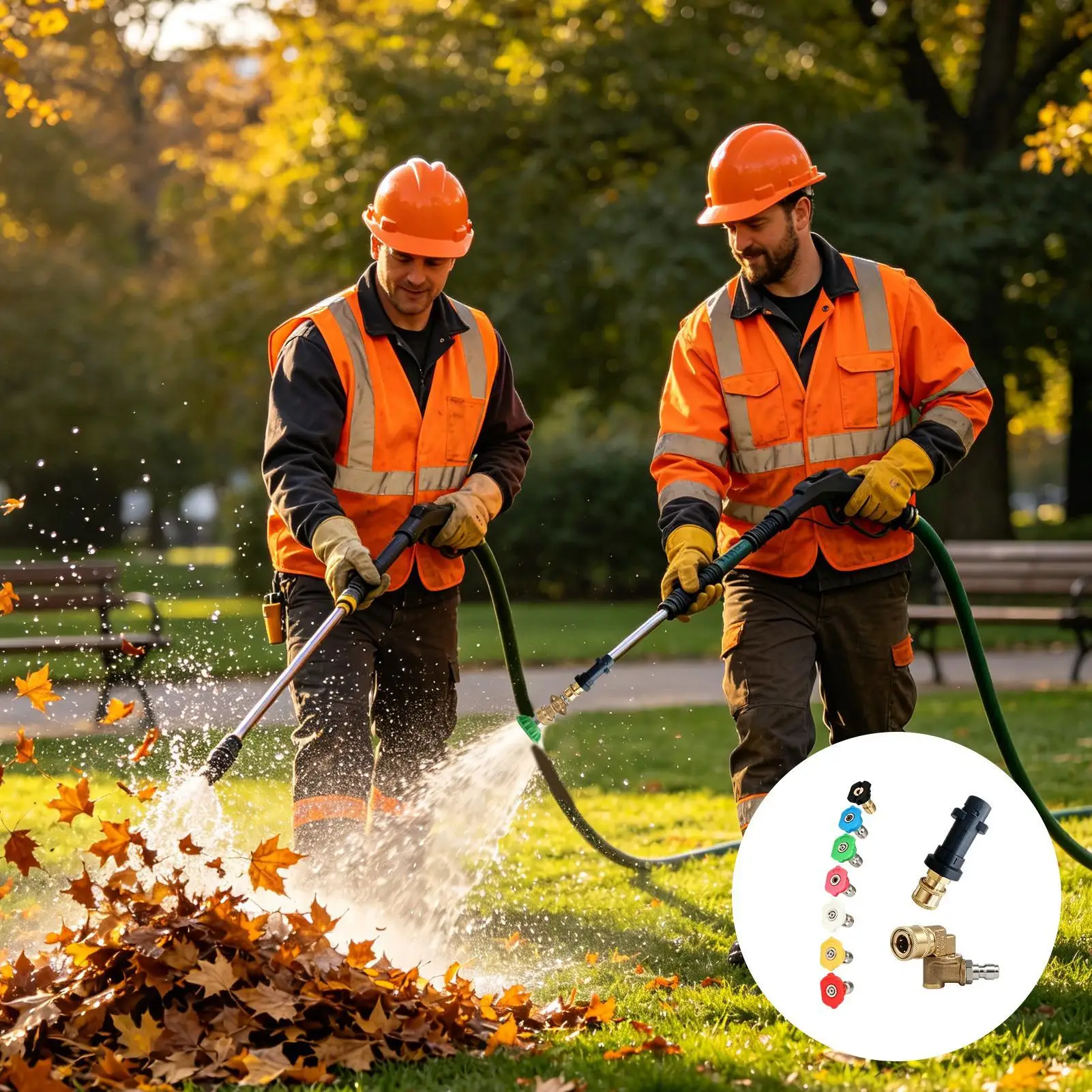 Pressure Washer Nozzle Tips with Multiple Spray Modes, Power Washer Sprayer Fitting Parts, Replacement Accessories for Car Clean
Pressure Washer Nozzle Tips with Multiple Spray Modes, Power Washer Sprayer Fitting Parts, Replacement Accessories for Car Clean