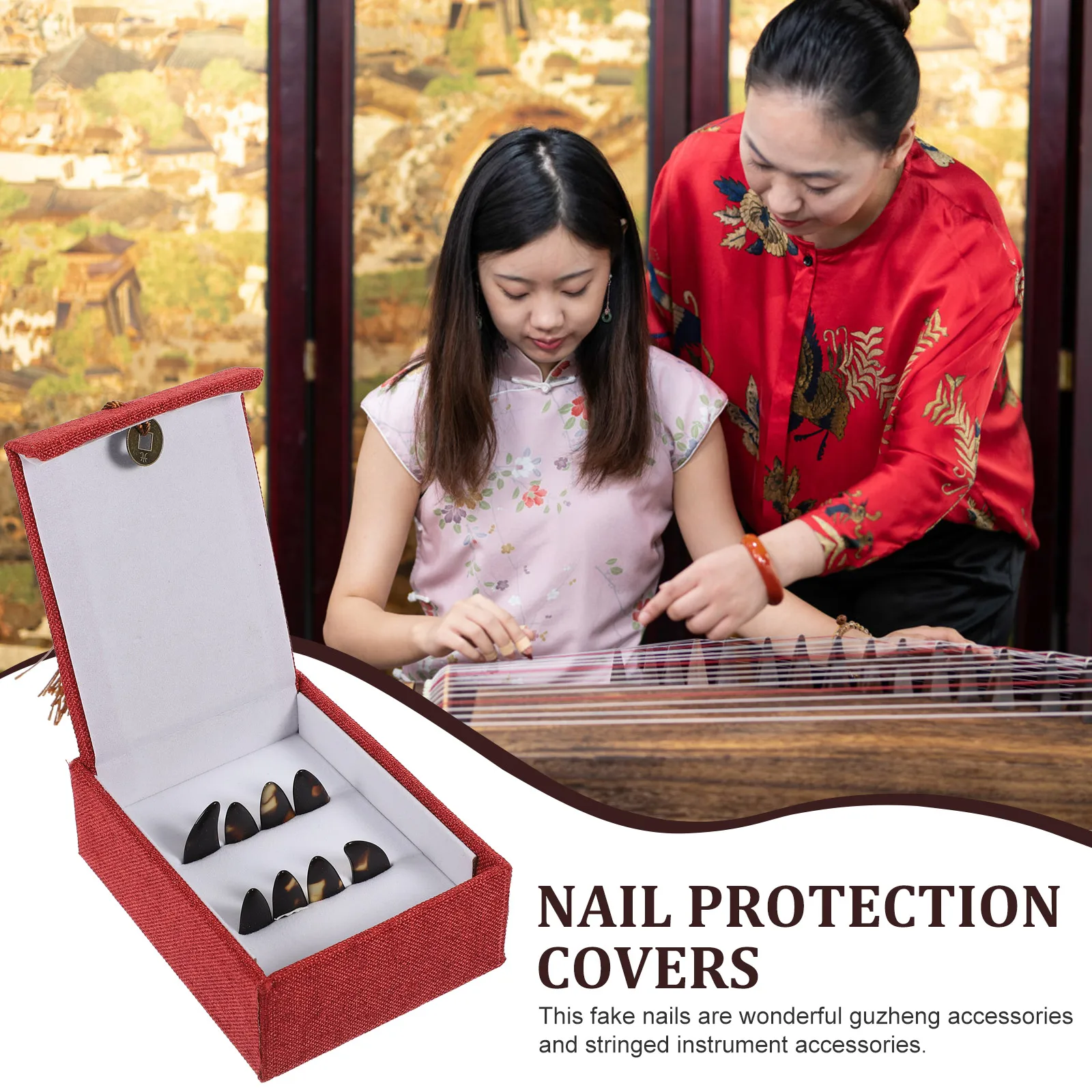 1 set Guzheng Nails Picks Durable Anti Deformation Wear Resistant Clear Sound Musical Accessories String Instrument
1 set Guzheng Nails Picks Durable Anti Deformation Wear Resistant Clear Sound Musical Accessories String Instrument
