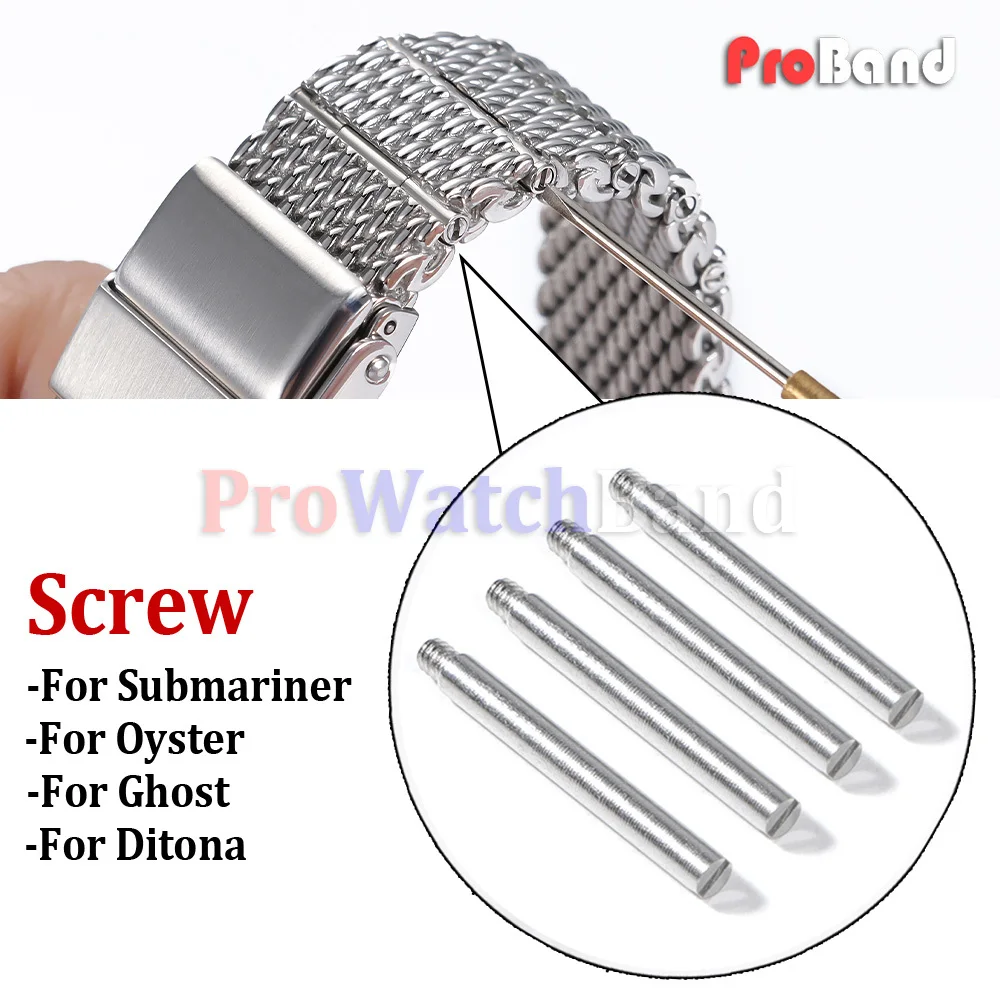 Strap Screw Buckle Screw for Rolex Stainless Steel Watchband One Word Screw Rod Shaft Watch Buckle Bolt Men Watch Accessories
Strap Screw Buckle Screw for Rolex Stainless Steel Watchband One Word Screw Rod Shaft Watch Buckle Bolt Men Watch Accessories