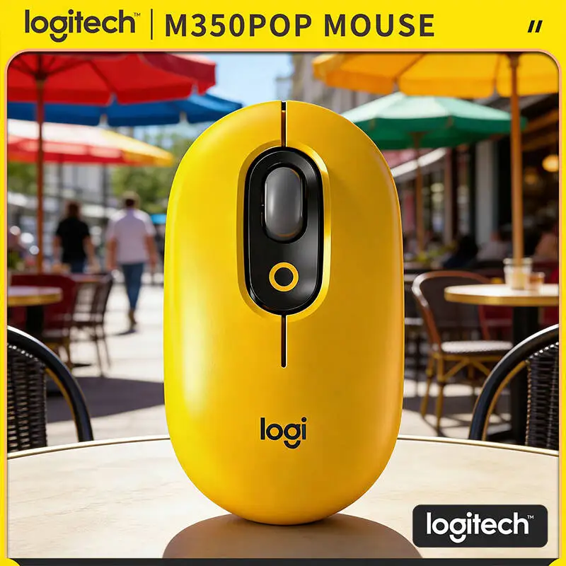 Беспроводная мышь Logitech M350 POP - 3 кнопки, высокоточная оптика, бесшумное прокрутывание, совместимость с Mac
Беспроводная мышь Logitech M350 POP - 3 кнопки, высокоточная оптика, бесшумное прокрутывание, совместимость с Mac