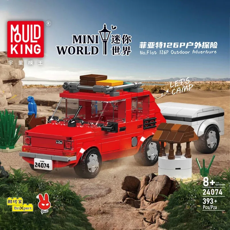 Мини-автомобиль Mould King 126P, приключения на открытом воздухе MOC 24074, модель 393 шт., сборка сращивания, строительные блоки, кирпичная головоломка, игрушки в подарок
Мини-автомобиль Mould King 126P, приключения на открытом воздухе MOC 24074, модель 393 шт., сборка сращивания, строительные блоки, кирпичная головоломка, игрушки в подарок
