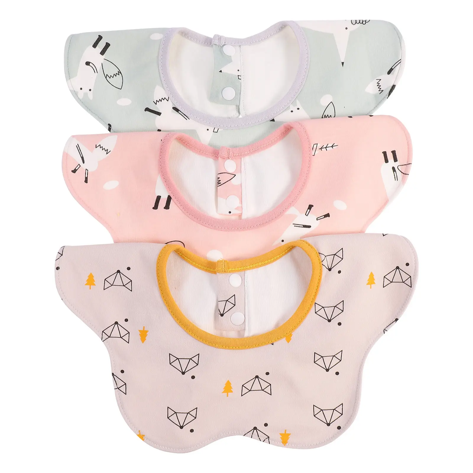 Набор из 3 хлопковых слюнявчиков для младенцев с поворотом на 360 градусов, для кормления, защиты от слюней и прорезывания зубов, легкие, для новорожденных
Набор из 3 хлопковых слюнявчиков для младенцев с поворотом на 360 градусов, для кормления, защиты от слюней и прорезывания зубов, легкие, для новорожденных