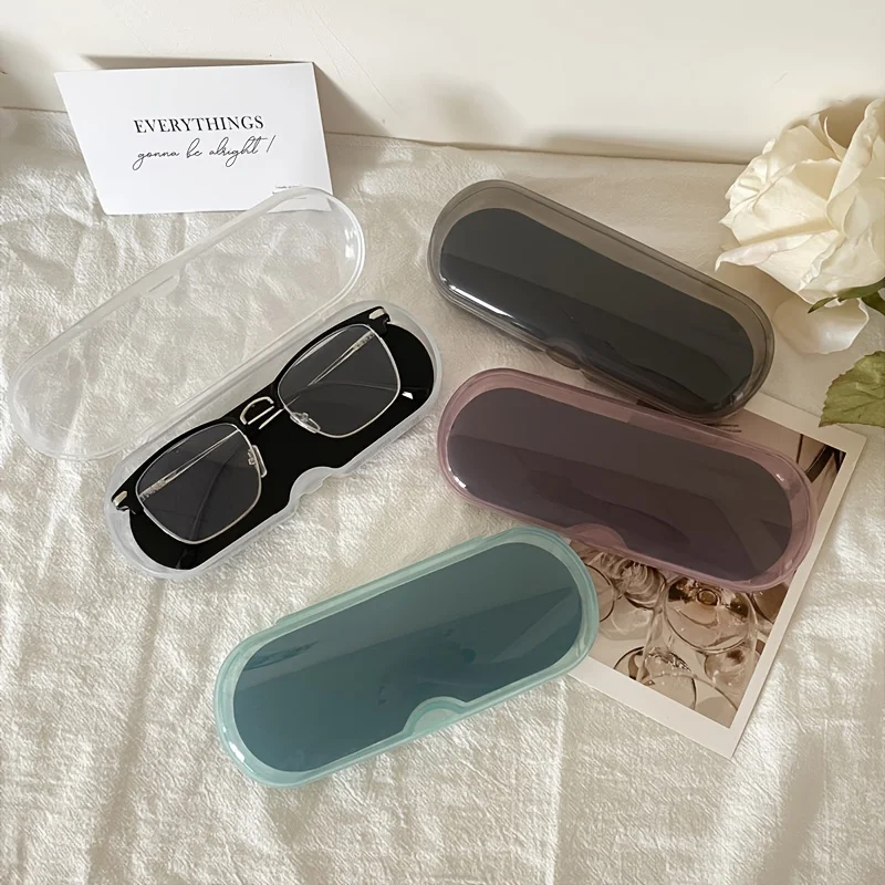 1pc,Fresh and lightweight glasses case, simple and transparent glasses case, portable and durable
1pc,Fresh and lightweight glasses case, simple and transparent glasses case, portable and durable