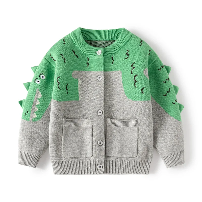 Cute 3D Dinosaurs Toddler Cotton Baby Boy Knitted Sweater Cardigan Toddler Long Sleeve Warm Top for Crew Neck Warm Clothes
Cute 3D Dinosaurs Toddler Cotton Baby Boy Knitted Sweater Cardigan Toddler Long Sleeve Warm Top for Crew Neck Warm Clothes