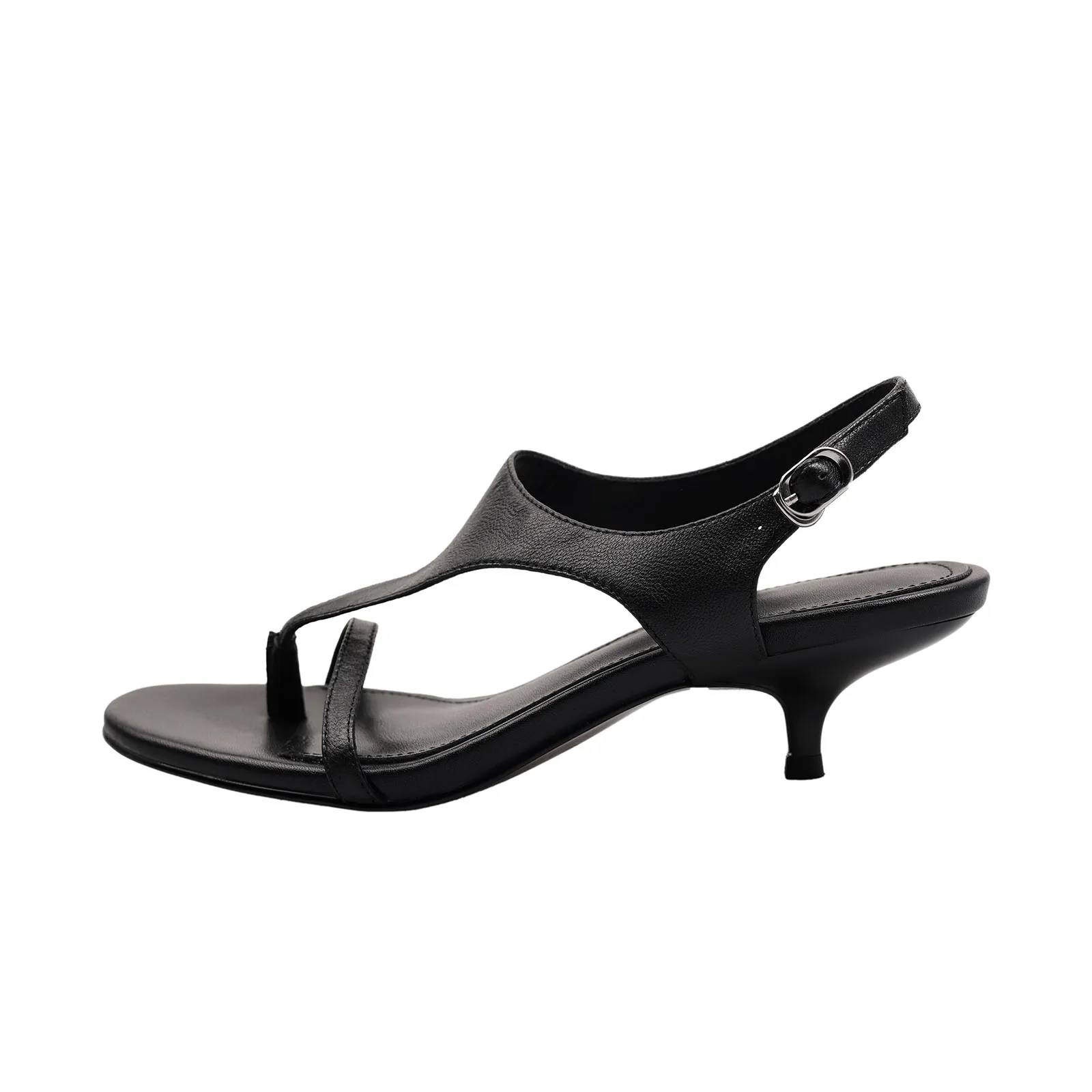 Arden Furtado 2025 Summer Kitten heel sheepskin Pinch toe Sandals round toe Middle heel T belt sandals Large size Commuter shoes 
Arden Furtado 2025 Summer Kitten heel sheepskin Pinch toe Sandals round toe Middle heel T belt sandals Large size Commuter shoes